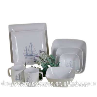 Hot-sale melamine dinner  set  Family use