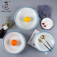 Hot sale 10/11/12 inch round 100% melamine serving bowl melamine bowl for restaurant